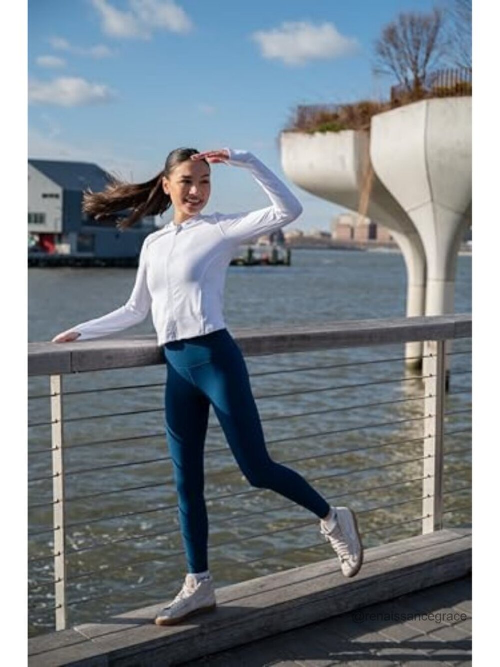Fleece Lined High Waist Yoga Leggings Winter Running Pants